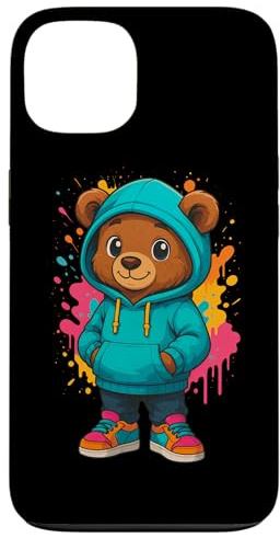 Colorful Teddy Bear Lover Aesthetic Urban Teddy Bear Girls Case for iPhone 13