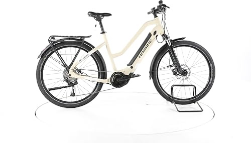HAIBIKE E Bike Trekking 4 Trekking E-Bike Herren 27,5 Zoll Elektrofahrrad, Yamaha 60 Nm 500 Wh, 9 Gänge, Hydraulische Scheibenbremse 170-178 cm beige (Generalüberholt)