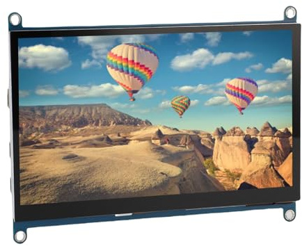 Karlak Vielseitiger Kapazitiver 7-Zoll-5-Punkt-Touchscreen für RasPi, und Kleine Computer – Ideal für Verschiedene Setups