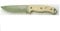 ESEE, Outdoormesser | Klingenlänge: 13.34 cm, Griff: Micarta, Model 5, Klinge: Grün beschichtet