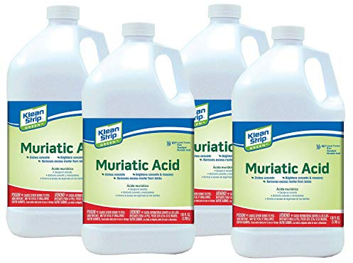 Klean Strip Green Safer Muriatic Acid Jug 128 Oz (Pack of 4)