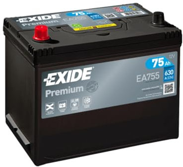 Exide Premium Superior Power EA755 75Ah Autobatterie wartungsfrei (einbaufertig)