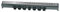 Wirquin 30723951 Caniveau Douche à l'italienne Venisio L.700 mm avec Grille Soda en INOX Largeur 43 mm Design Gouttes d'eau, chromé 30719768-Express 700mm, Gris