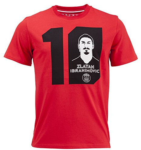 Paris Saint-Germain T-Shirt PSG – Zlatan Ibrahimovic – Nr. 10 – Offizielle Kollektion, Erwachsenengröße Herren