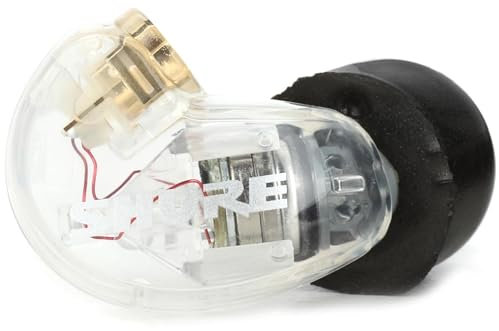 Shure SE215-CL Auricolare di Ricambio Destro ad Isolamento Sonoro con Singolo MicroDriver dinamico, Trasparente