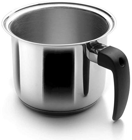 LACOR 88714 Milchtopf D.14 cm Nova Ladycor | Aus lebensmittelechtem Edelstahl gefertigt; hohe Korrosionsbeständigkeit und Haltbarkeit im täglichen Gebrauch