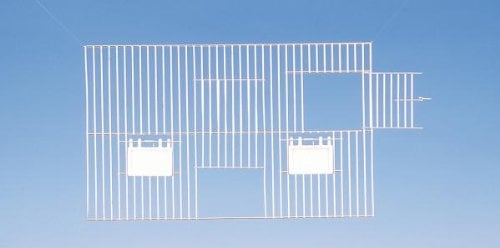 Nobby Vogelkäfig AF NK, Vogel, Nisttür, 60 x 30 cm, verzinkt, Innenbereich
