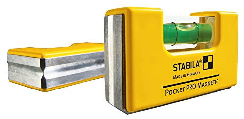 Stabila 11901 Magnetic Pocket Level PRO with Holster Yellow