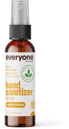 Everyone Coconut & Lemon Hand Sanitizer Spray, 2 FZ