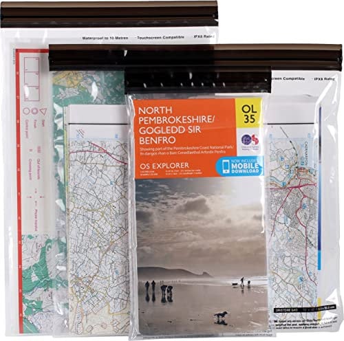 Lifeventure DriStore LocTop Wasserdicht Taschen (3er-Pack) Wasserdichte Trockentaschen für kleine Gegenstände Handytasche Kajak Militär Segeln Urlaub