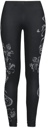Rock Rebel by EMP Damen Schwarze Leggings mit Ornamenten
