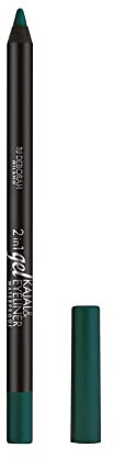 Deborah Milano - Matita Occhi 2 in 1 Kajal e Eyeliner Waterproof, 04 Blue Green, a Lunga Durata, Tratto Ultra-pigmentato e Cremoso, Dona uno Sguardo Intenso e Definito, 1.4 gr