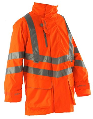 Pulsar rail PR502 High Vis Lined Storm Coat
