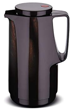 ROTPUNKT Isolierkanne 1L - Premium Kaffekanne Made in Germany I Hält bis zu 24 Std heiß I Warmhaltekanne für Kaffee und Tee (Maxima 760, Galaxy Brown)