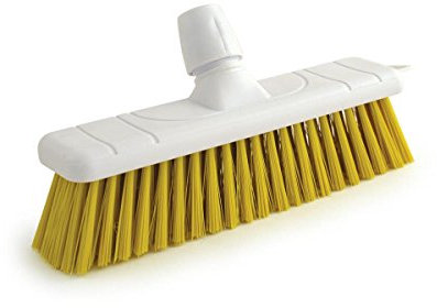 Bentley Industrial VZ.20136/Y Sweeping Broom, 300 mm, 60 mm Soft Polyester Bristle, Yellow
