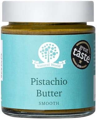 Nutural World - Burro di Pistacchio Liscio (170g) - Vincitore del Great Taste Awards