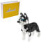 Larcele Micro Dog Building Blocks DIY Pet Mini Building Toy Bricks,950 Pieces KLJM-02 (Husky)