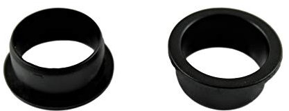 SN-TEC Drücker - Beschläge Führungsring Nylon Schwarz (10 Stück)