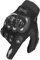 ARTOP Motorradhandschuhe für den Sommer, Herren, Damen, Kinder, Motocross, Touchscreen, stoßfest, Scooter, atmungsaktiv (Schwarz, XL)
