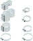 com-four® 21-teiliges Schlauchschellen-Set, Schlauchklemmen in verschiedenen Größen, Spannbreite 12-70 mm, Bandbreite 10mm, 13 mm (21-teilig - Schellenset)