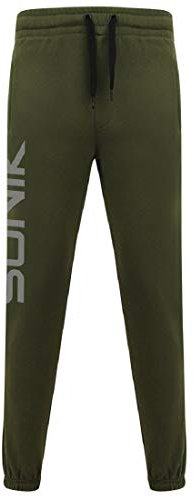 Sonik Core Jogger Grün - Jogginghose für Angler in Grün - Freizeithose für Karpfenangler - Carp Jogga Men - Bequeme Jogginghose für Herren, Größe:M