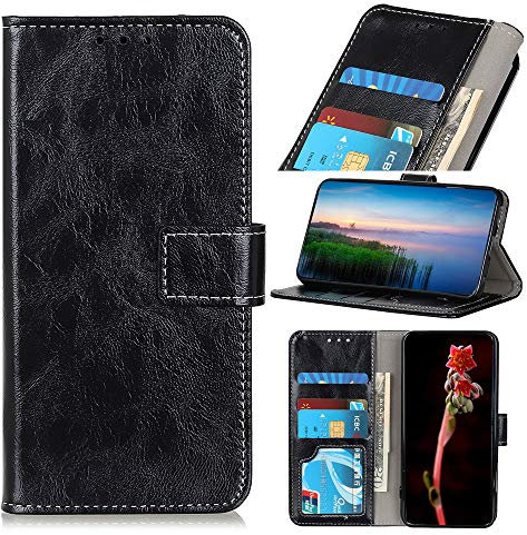 BellaCase Coque pour Wiko View 5/View 5 Plus, Étui de Téléphone Pratique et Robuste, Magnétique Housse, Noir