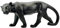 Puma Panther Black Panther Cougar Marmor Skulptur Deko Statue Figur - Handgefertigt mit unglaublichen Details - Schwarz - Klassisch - Alle Jahreszeiten - Zuhause - Natur / Wildlife