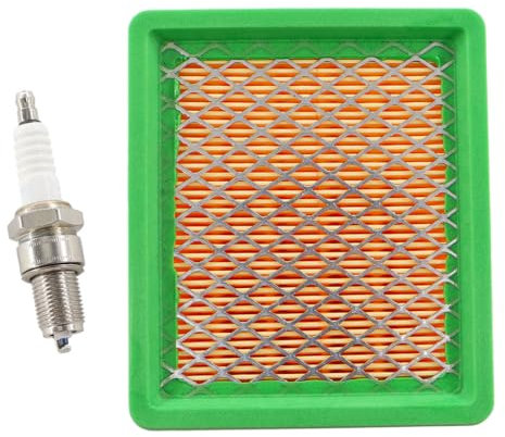 HURI Luftfilter mit Zündkerze für Fuxtec FX-RM1855 1860 2055 2060 2060PRO 2060S 20SA60 FX-RM 5.5 5.0 Rasenmäher Ersetzt 4260249446175 / RM1850E1004