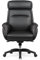 EUREKA ERGONOMIC Bürostuhl, Chefsessel Mikrofaser-Leder Schreibtischstuhl mit Verstellbarer Kopfstütze, Computerstuhl Einstellbare Höhe mit 130° Neigung, Gewichtskapazität 136KG, Schwarz