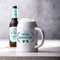 HappyMots Boccale da Birra Festa del Papà | Realizzato in Ceramica Bianca di Alta Qualità | Capacità di 700 ml | Adatto per Microonde e Lavastoviglie | Regalo Originale per il Padre