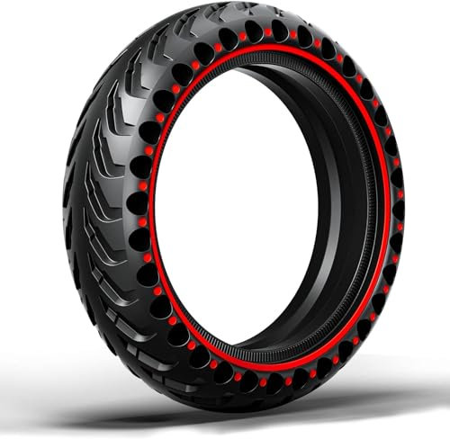 AHJ E Scooter Reifen 8 1/2, 50/75-6.1 Vollgummireifen, 8,5 Zoll Vollgummireifen für Xiaomi Scooter 4 Lite/3/3 Lite/M365/Pro 2/1s, für Cecotec und Allen 8,5 Zoll Scooter (Mit 3 Montagewerkzeugs)