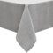 smiry Leinenoptik Tischdecke Abwaschbar Lotuseffekt Eckig 130 x 160 cm Tischtuch Leinendecke Wasserabweisend Tafeldecke Tischwäsche Fleckschutz, Hellgrau