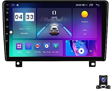 LSHTAR Autoradio 2 DIN Radio De Coche Navegador GPS 9 Pulgadas Pantalla Táctil Coche FM Estéreo para Opel Astra H 2006~2014 con 4G/WIFI/SWC/FM/RDS/Carplay/720P Cámara De Visión Trasera,M700s