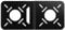 xromtbem VESA Mount for Mini PC Mini-Host Hanging Bracket VESA Holder PC Monitor Two Screen Mounted Tablet Pad Mounting Rack Vesa Mount Bracket Extender Plate Adapter Monitor Mounting