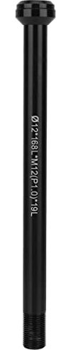 Fahrrad Hinterradachse, 142 x 12mm Schnellspanner, Universal Durchsteckachse für Rennräder und Mountainbikes, 1,0mm Gewindesteigung