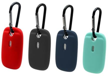 HEMOTON 4pcs Tracker Case Tile Pro Skin Protector Case with Keychain Loop Car Case Car Protector Pet Case Tag Tracker Finder Case Tracker for Keychain Cover Air Sleeve