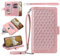 Beajew Coque Compatible avec Huawei P20 Lite/Huawei Nova 3e avec Cordon,Etui Huawei P20 Lite/Huawei Nova 3e,Flip Portefeuille Étui Cuir,[9 Porte Cartes] [Fermeture Magnétique]-Couleur Rose