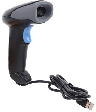 QR-Code-Scanner, Barcode-Scanner, Kabelgebundener 1D-2D-QR-Code-Scanner, Schnelles Scannen für Supermarkt-Express-Lieferlogistik, Barcode-Scanner