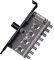 Navna 12V 4Pin/3Pin Fan Hub Speed Controller Knob 8 Ports PC For Case Cooling Fan Computer Regulator For Game Fan Hub Pc Pcie 3 Pin And 4 Pin Controller Pc