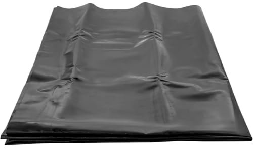 SynapSYA Revêtement d'étang à Poissons en polyéthylène Haute densité, aménagement paysager de Bassin de Jardin, Piscine, Membrane imperméable épaisse et résistante renforcée Liner De Bassin(2x4m)