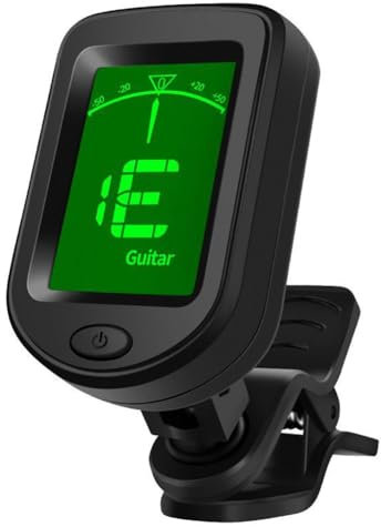 Jemcgrl Accordeur de Guitare Universel Ukulélé Basse Violon Accordeur Électronique 12 Tons Accessoires D'Instruments de Musique