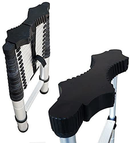 Scala telescopica da 2,7 m per tetto/camper/camper/mansarda in alluminio, capacità di carico 150 kg