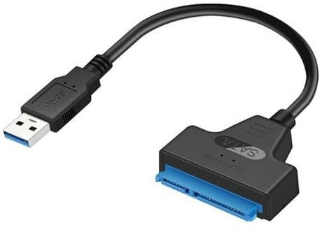 AYMBH USB 3.0 to SATA 22-Pin Adapter Cable for 2.5 External HDD/SSD – High-Speed 5Gbps UASP Support, Hot-Swapping & Plug & Play for Quick Data Transfer, Compatible with Windows, Mac, Linux