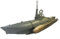 FMOCHANGMDP German Biber Midget Submarine Maßstab 1/72 Modellbausatz Flugzeugträger, Spielzeug und Geschenke für Erwachsene,16 x 2,6 Zoll