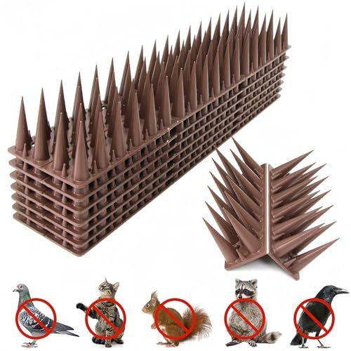 10 picos antipalomas, 3 m, ahuyentador de pájaros, palomas, gatos, huertos, pájaros, etc