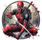 Deadpool Anime-Tapete, Wandaufkleber, Kinderzimmer, Hintergrund, Wanddekoration, selbstklebend, Anime-Poster, Aufkleber, Geburtstagsparty-Zubehör