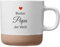 Laser Tattoo Bester Papa der Welt Keramik Kaffeetasse, Weiß, 360ml mit Herz-Design, Druck Spülmaschinenfest (PAPA)