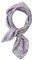 Prettystern handrolliertes Seiden-Halstuch Damen Herren reine Seide Bandana Sommer Frühling Seiden-Tuch 41 Blau Paisley