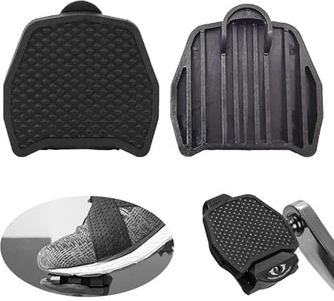 Klickpedale Rennrad, für SPD Pedale Gravel Bike, rutschfeste Oberfläche, Kompatibel mit Shimano SPD-SL, Leicht und Langlebig, Einfache Installation