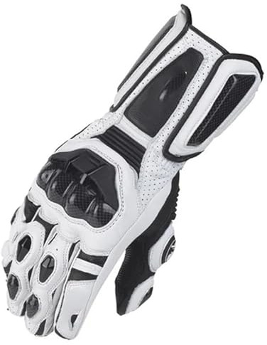 HJDGHU Motorradhandschuhe Motorradhandschuhe Winddicht Wasserdicht Guantes Moto Männer Motorrad Reithandschuhe Touchscreen Motocross Handschuhe Winter(S10 White,XL)